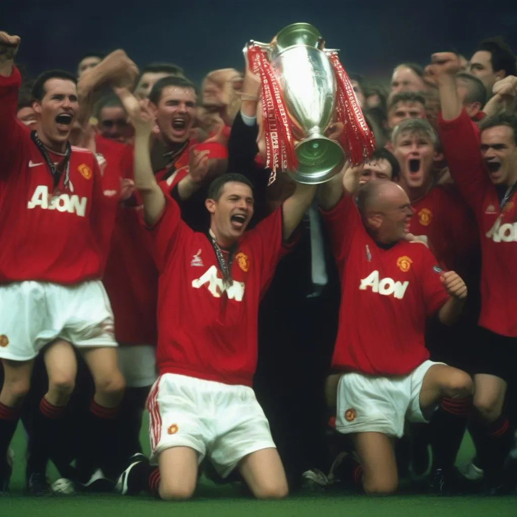 Manchester United vô địch Cup C1 năm 1999