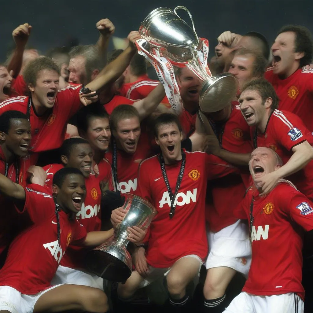 Manchester United vô địch Cup C1 năm 2008