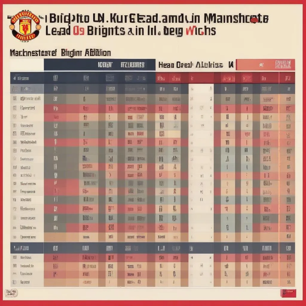 Manchester United vs Brighton lịch sử đối đầu