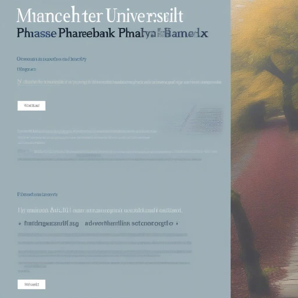 Website Manchester University Phrasebank