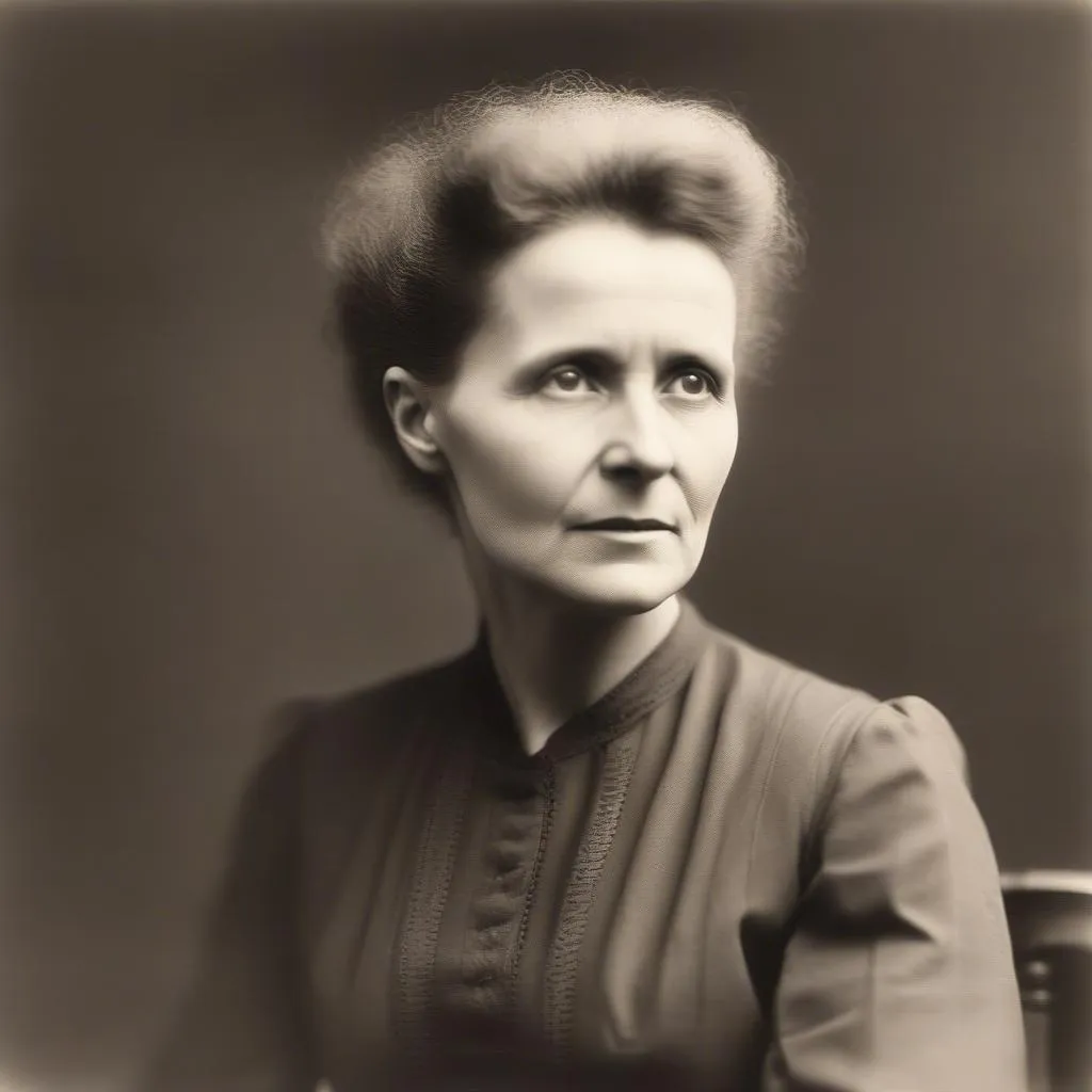 chân dung marie curie