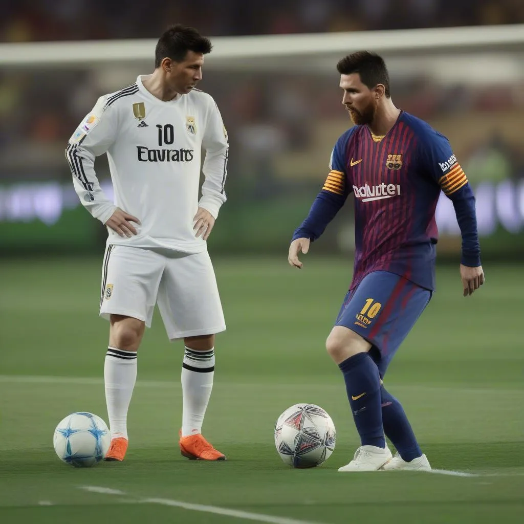 Messi và Ronaldo đối đầu