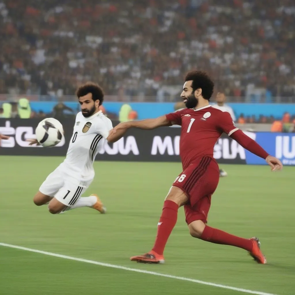 Mohamed Salah ghi bàn thắng đẹp mắt cho đội tuyển Ai Cập