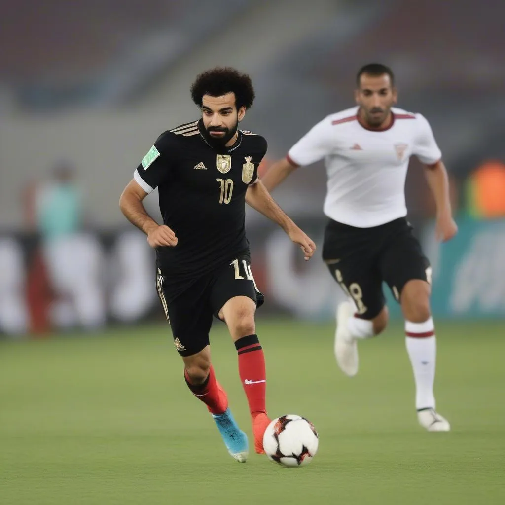 Mohamed Salah thi đấu cho đội tuyển quốc gia Ai Cập