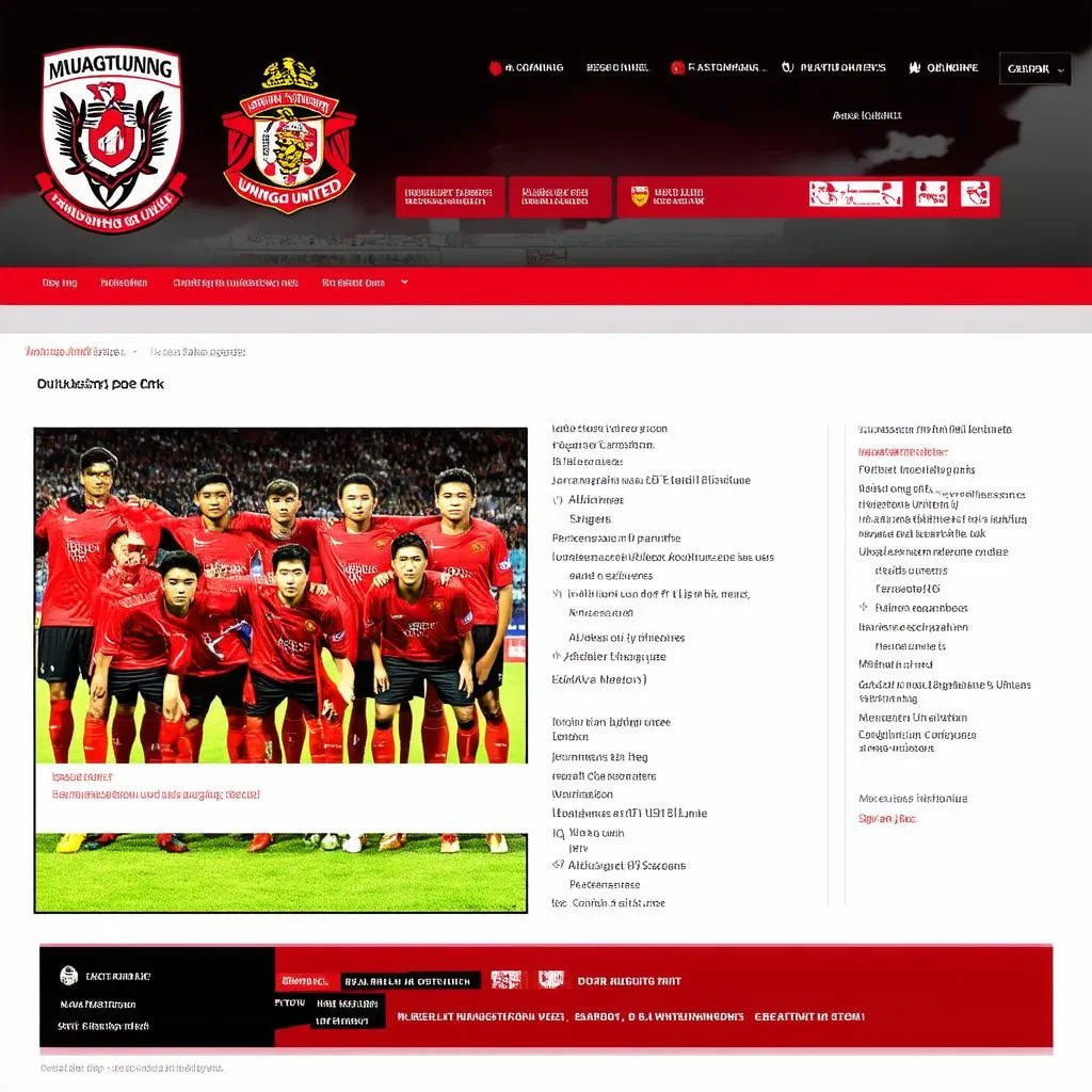 Trang web chính thức của Muangthong United FC