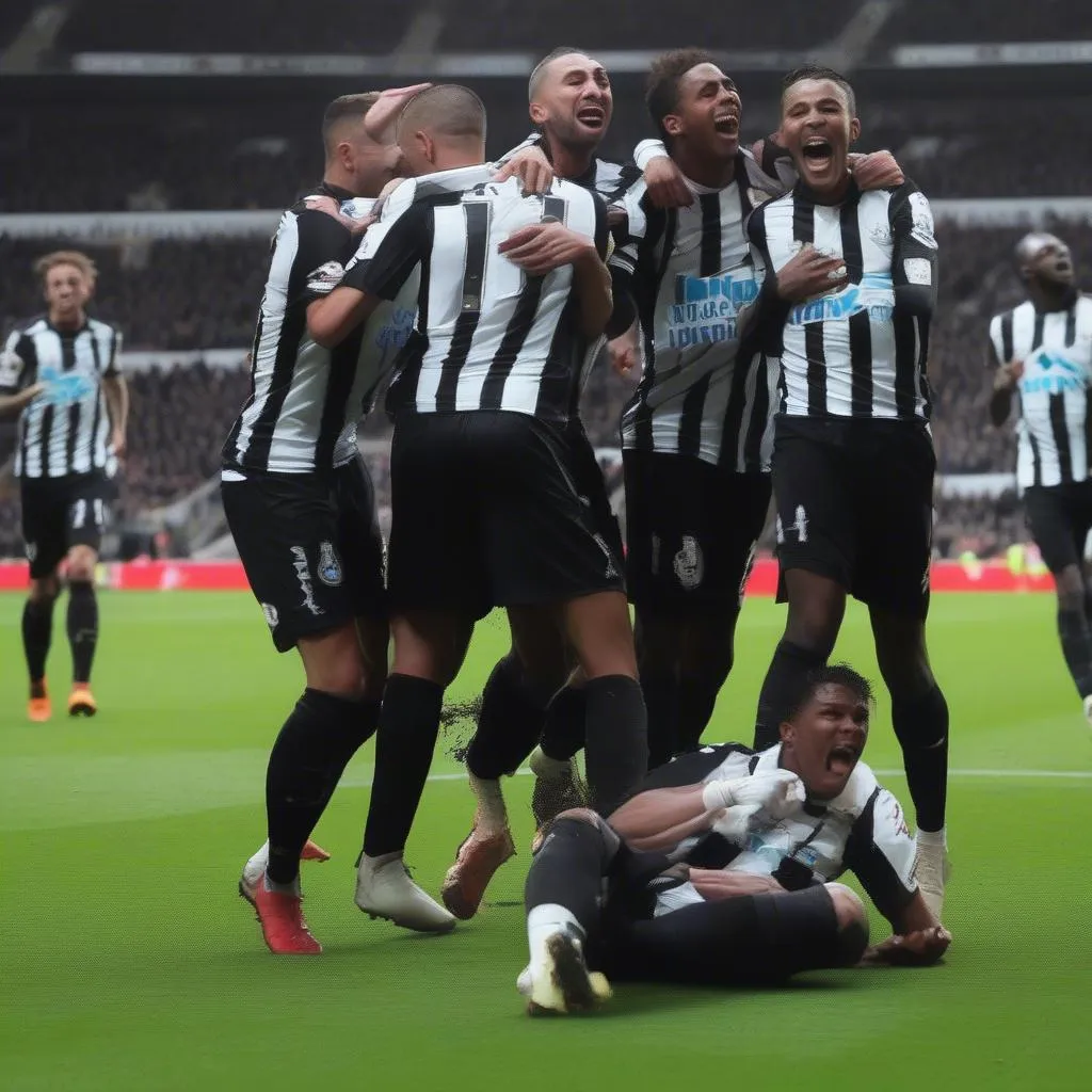 Newcastle United Chiến Thắng Manchester United