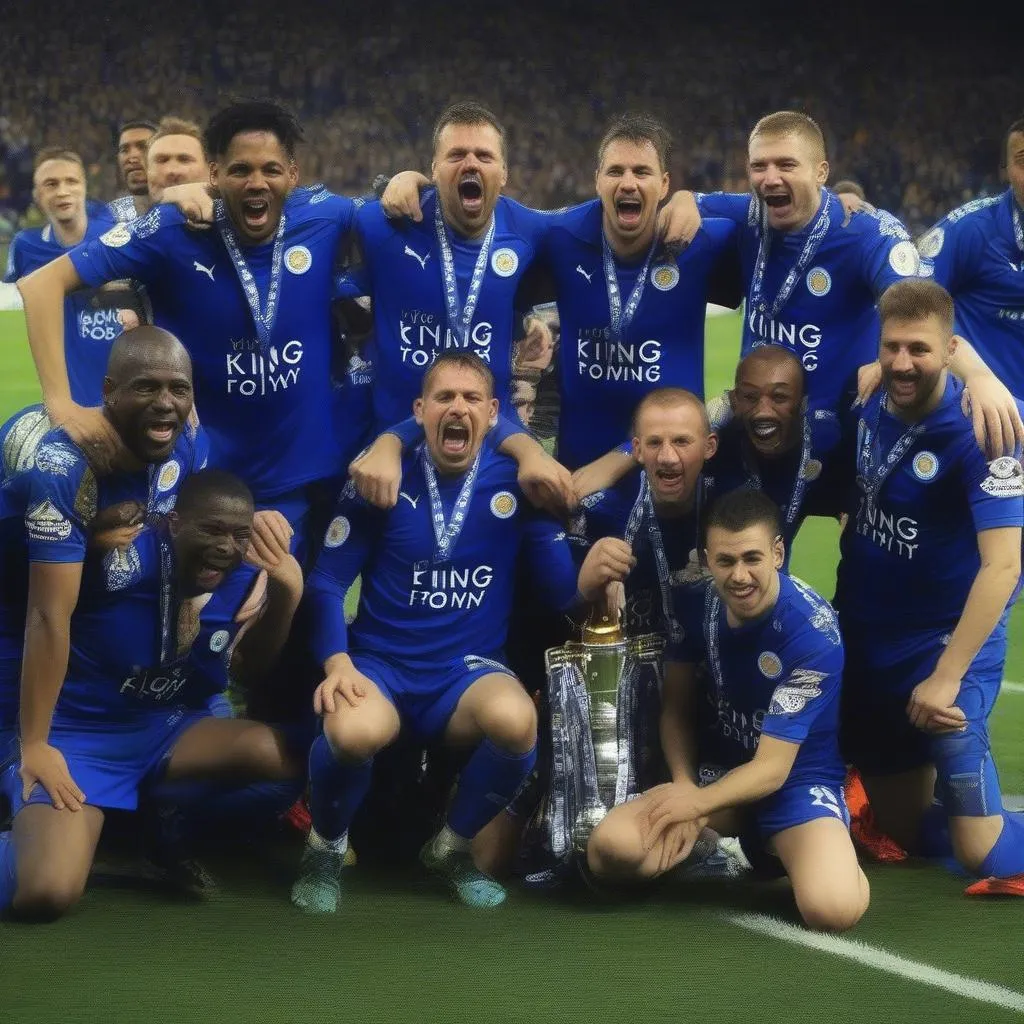 Leicester City - Cơn lốc xanh càn quét Ngoại hạng Anh 2015