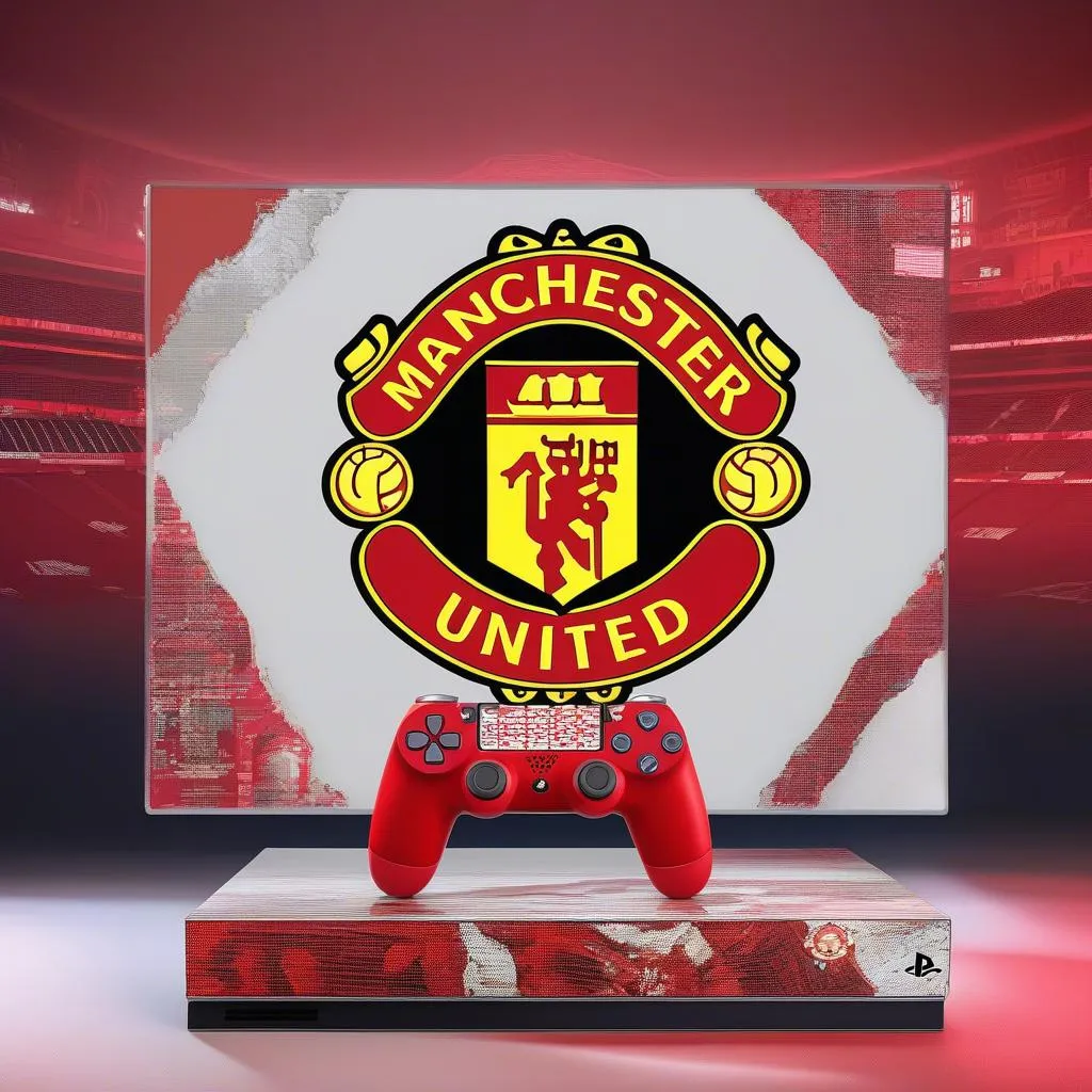 Skin PS4 Pro Manchester United: Hình Ảnh Của Sự Phong Cách