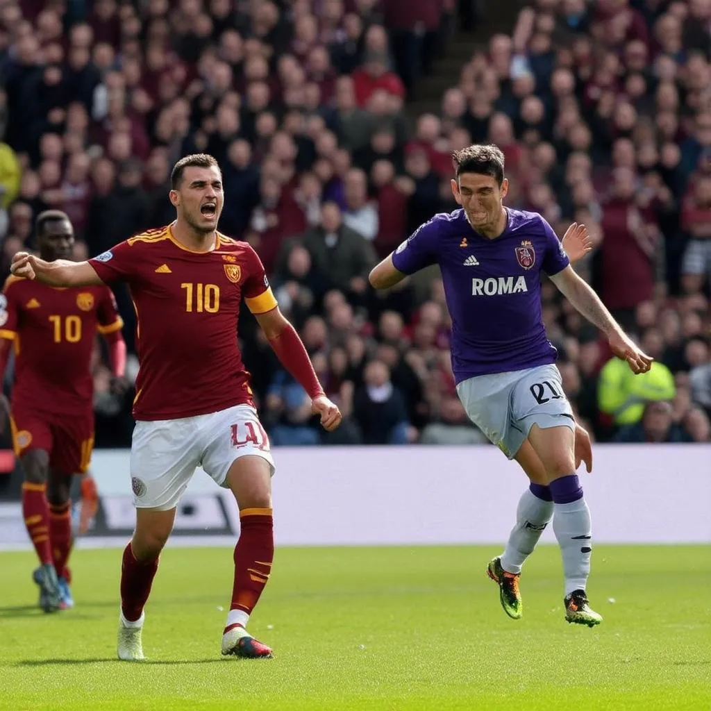 Hình ảnh trận đấu Roma vs Fiorentina