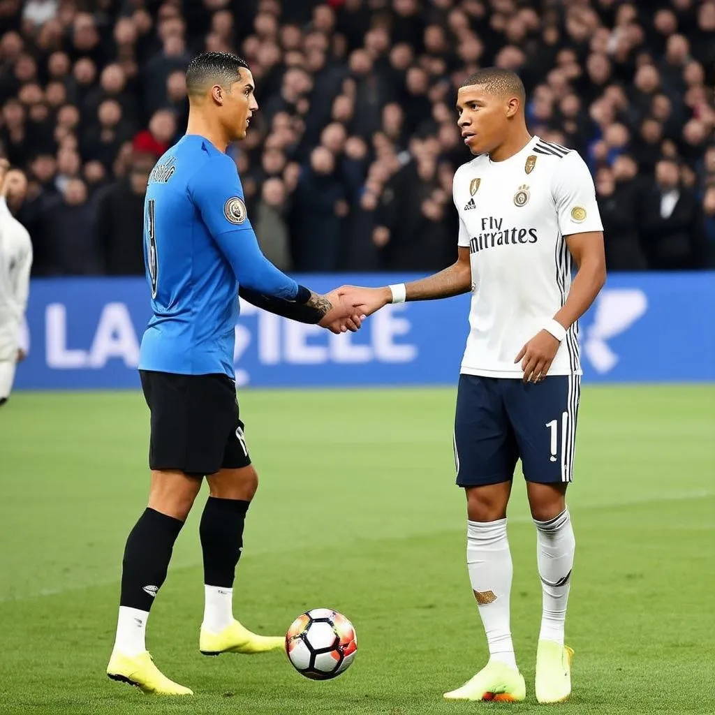 Ronaldo và Mbappe đối đầu