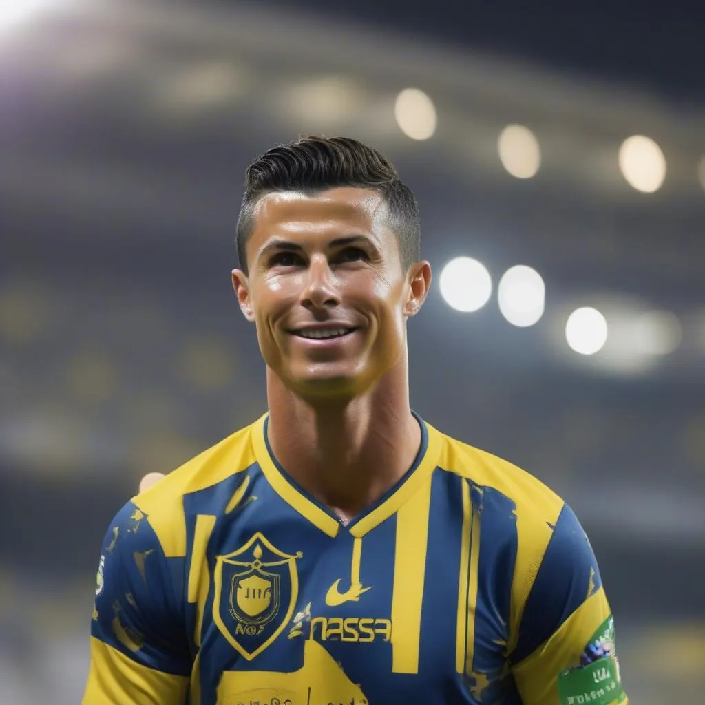 Ronaldo trong màu áo Al Nassr