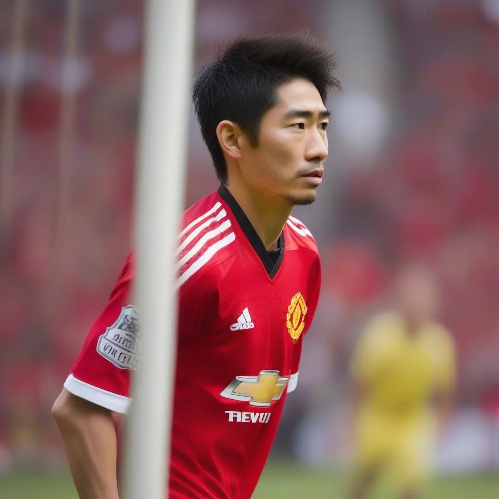 Shinji Kagawa, một cầu thủ Nhật Bản thi đấu cho Manchester United trong mùa giải 2012-2013