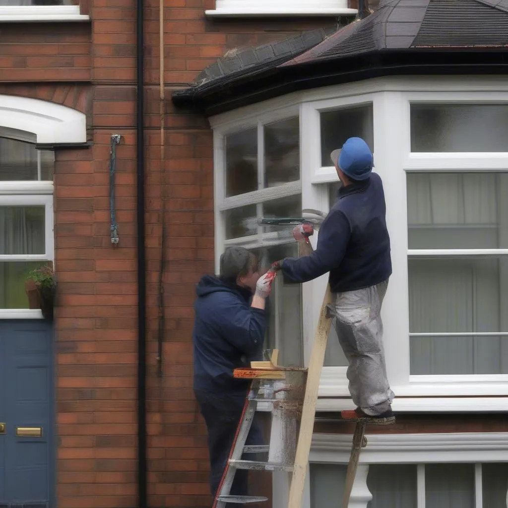 công việc sơn nhà ở manchester