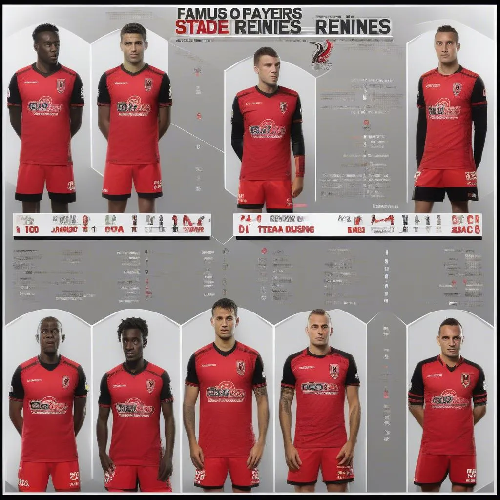 Các cầu thủ nổi tiếng của Stade Rennes 