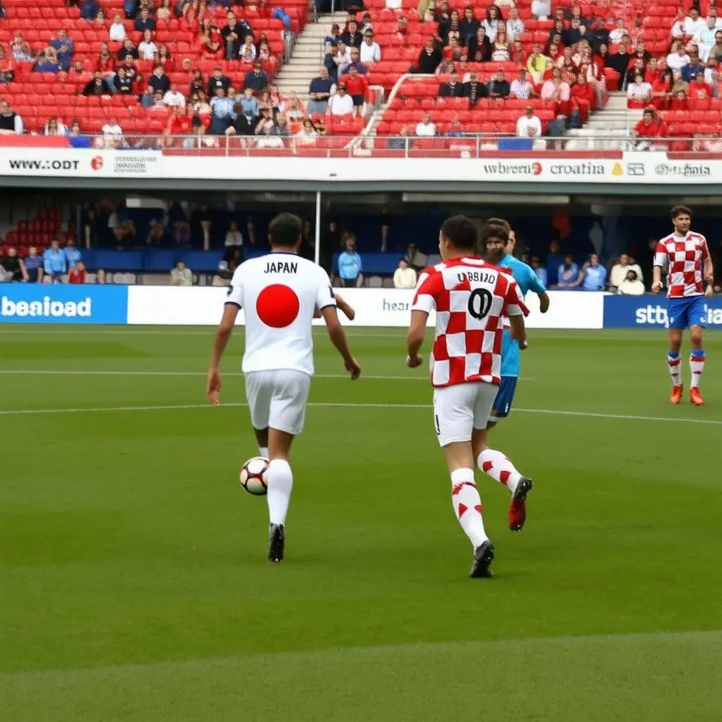 Trận đấu Nhật Bản vs Croatia