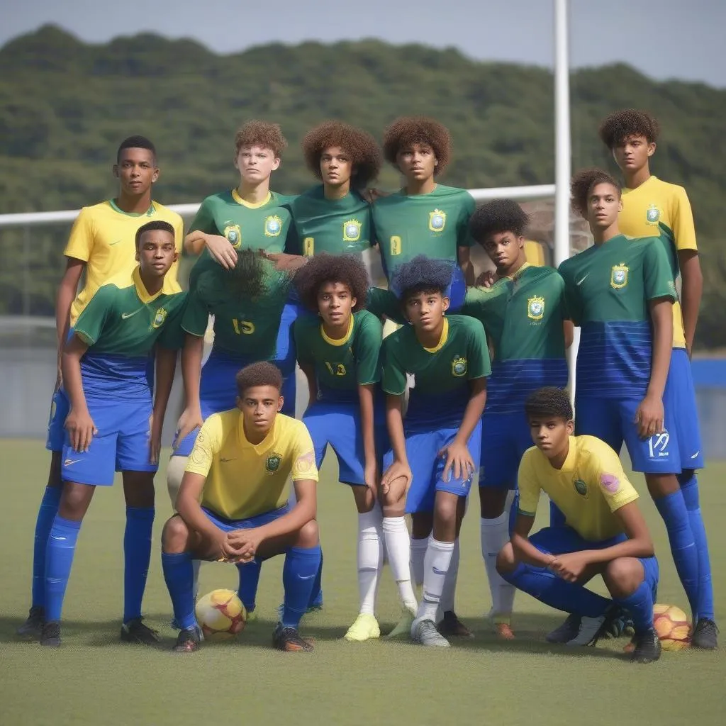 Đội hình U17 Brazil chuyên nghiệp