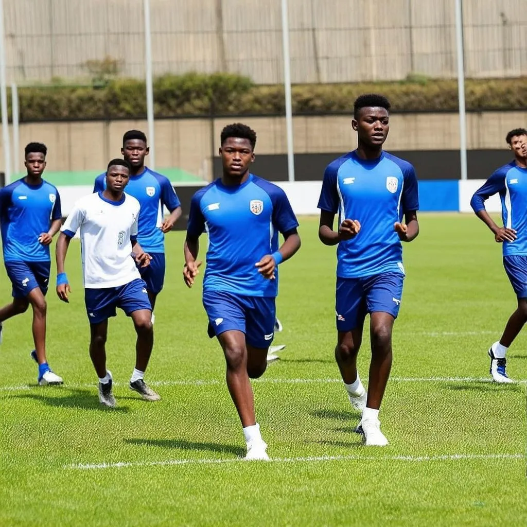 u19 man city training