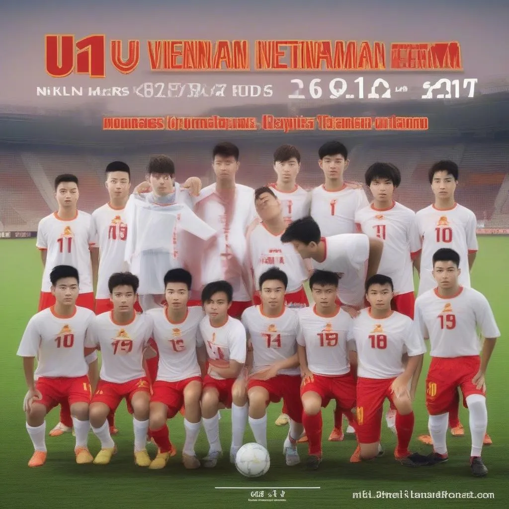 Hình ảnh đội hình U19 Việt Nam