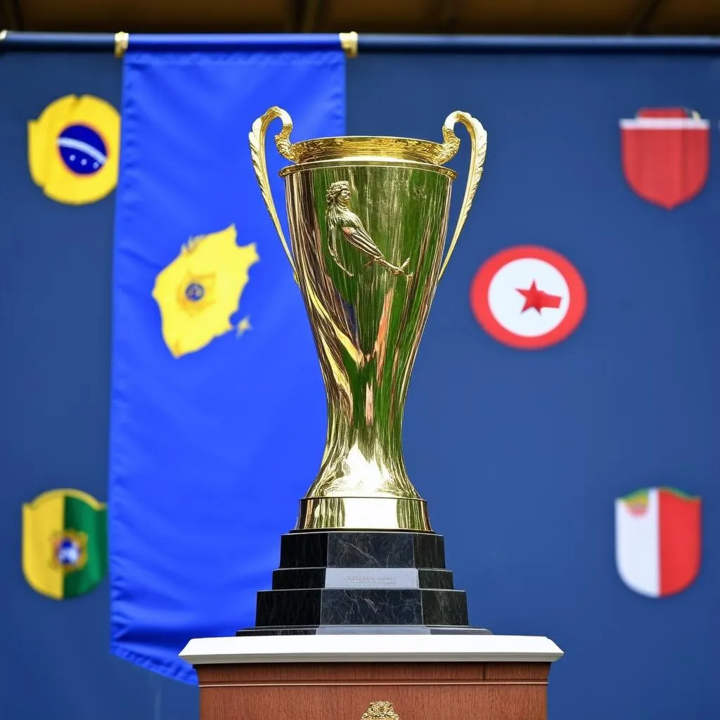 U20 Brazil vs U20 Tunisia trophy