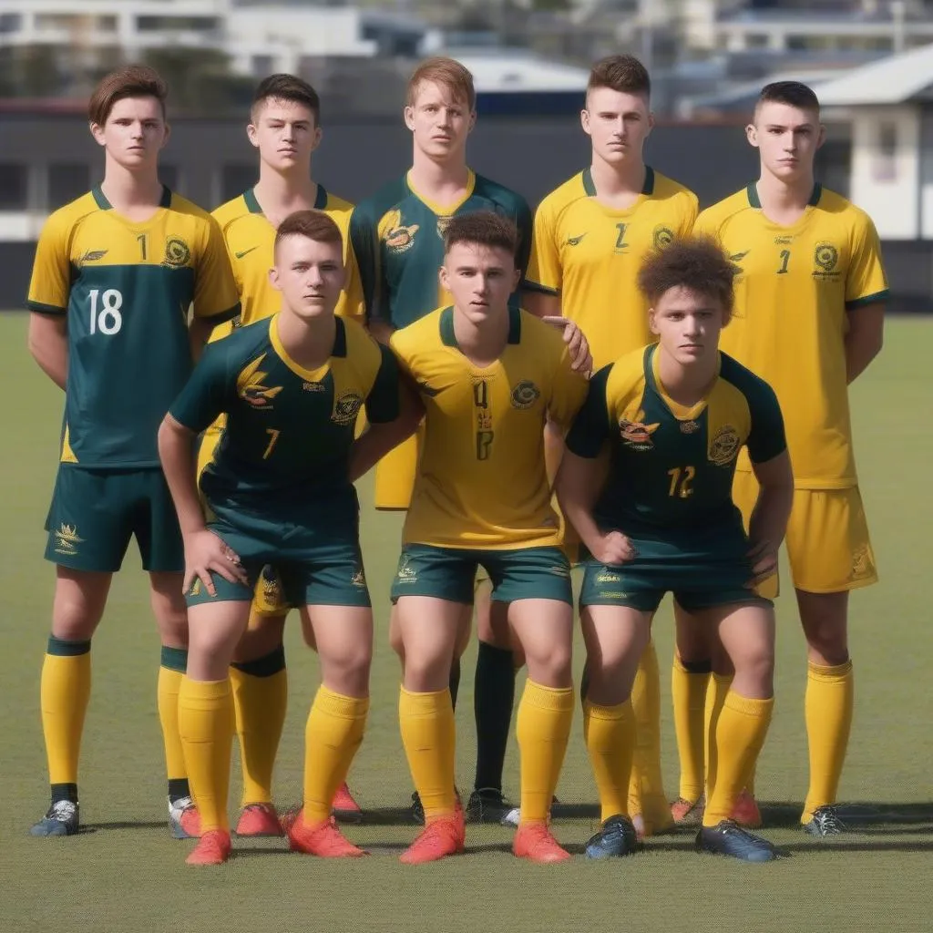 U20 Australia đội hình ra sân