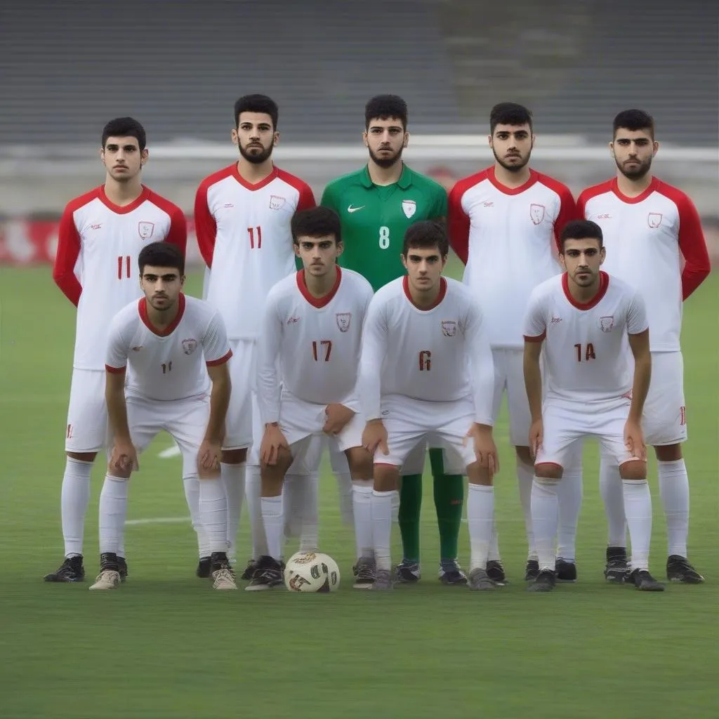 U20 Iran đội hình ra sân