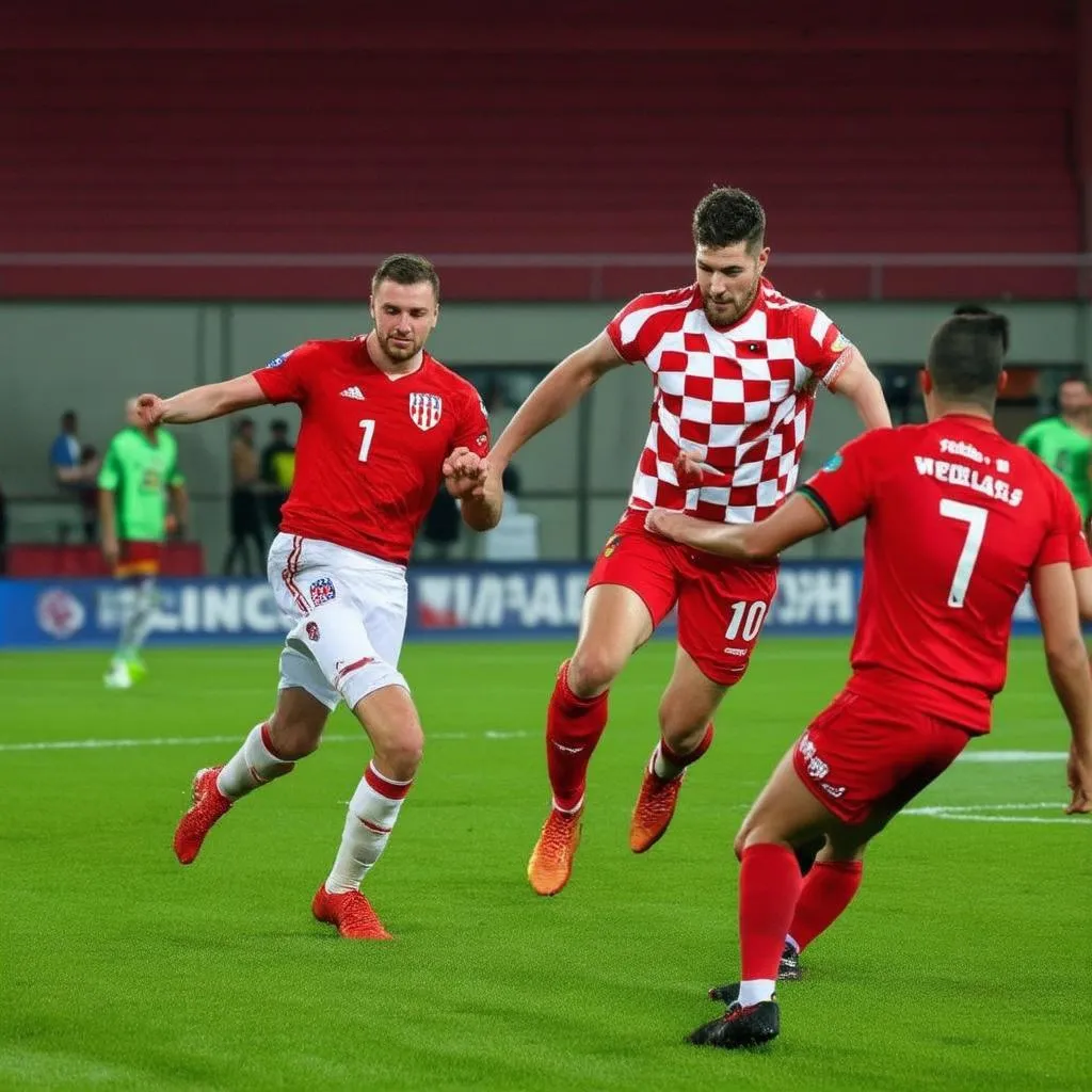 Trận đấu gần nhất giữa Wales và Croatia