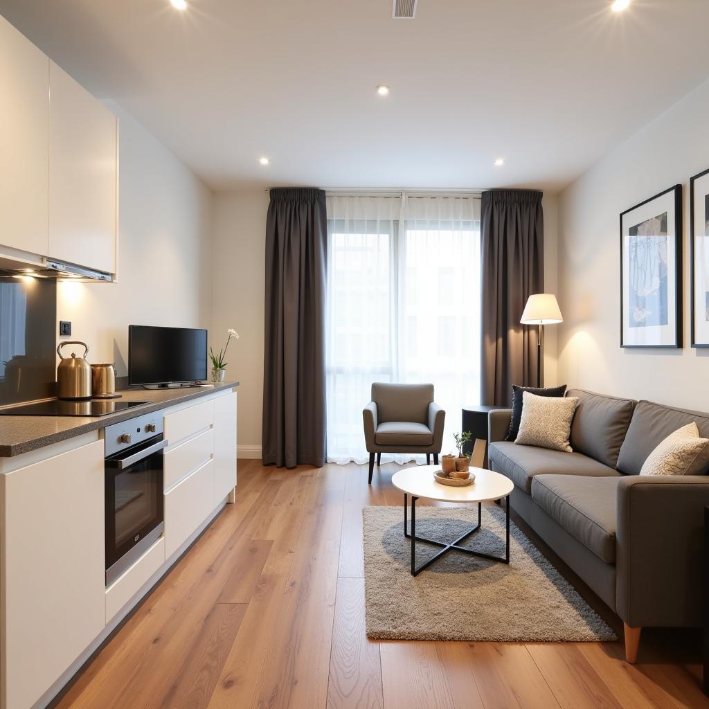 2-bedroom apartment in Manchester city center