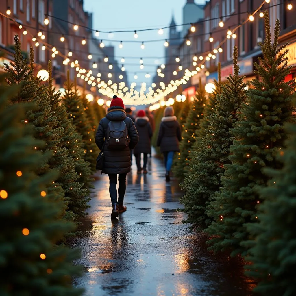 Exploring Pop-Up Christmas Tree Lots in Manchester