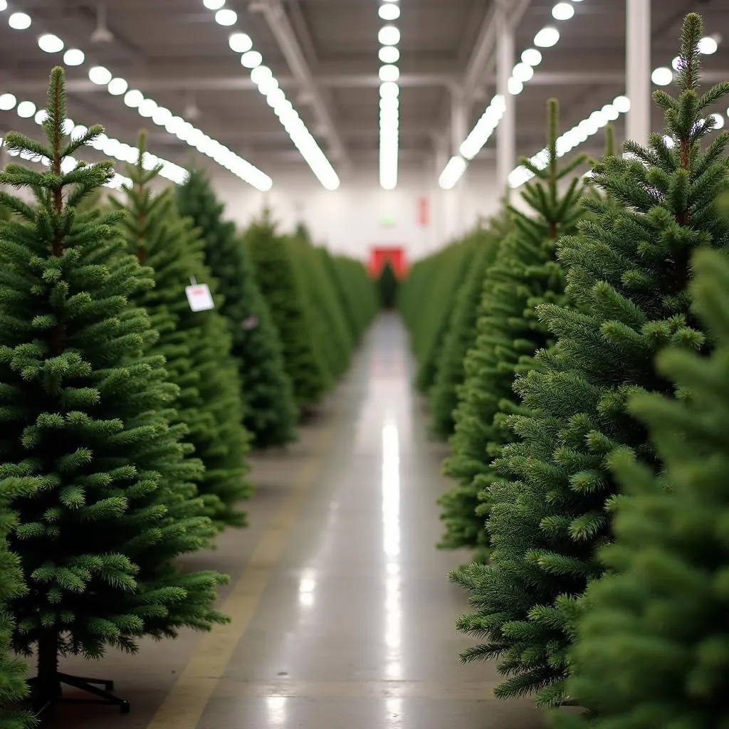 Convenient Christmas Tree Shopping at Big-Box Retailers in Manchester