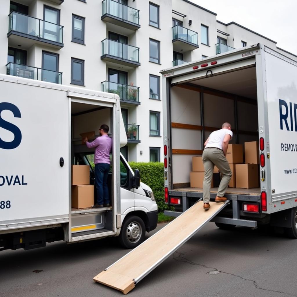 Moving to Manchester with a truck