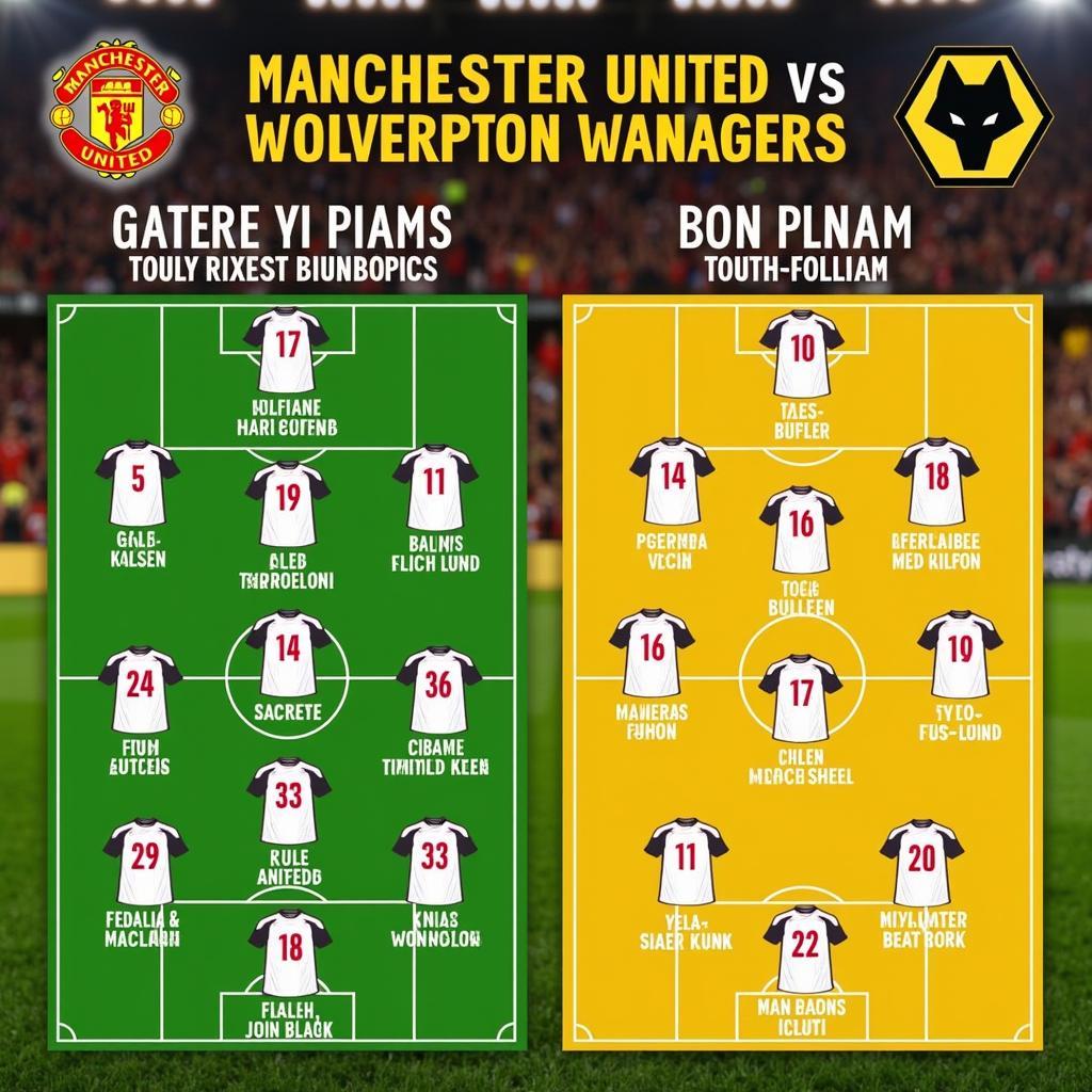 Đội hình ra sân MU vs Wolves