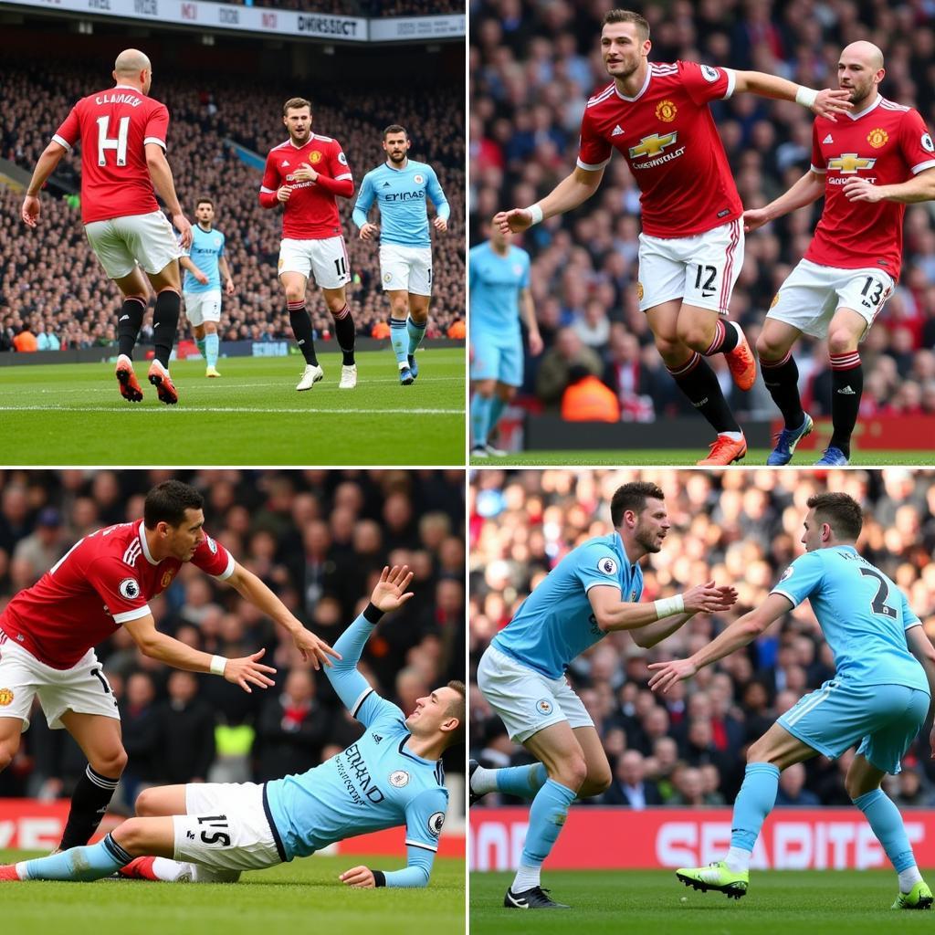 Highlight Manchester United Premier League 16/1/2014