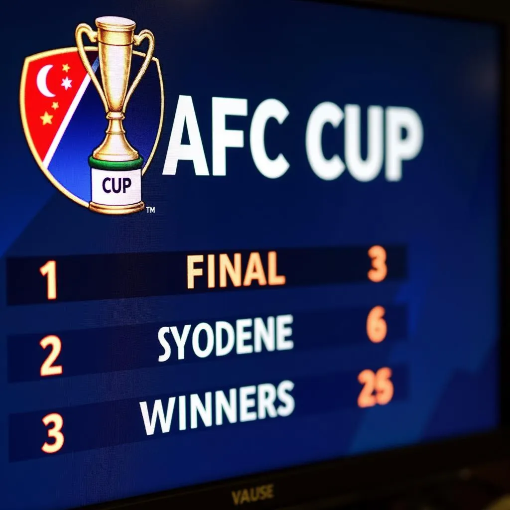 Kết quả AFC Cup