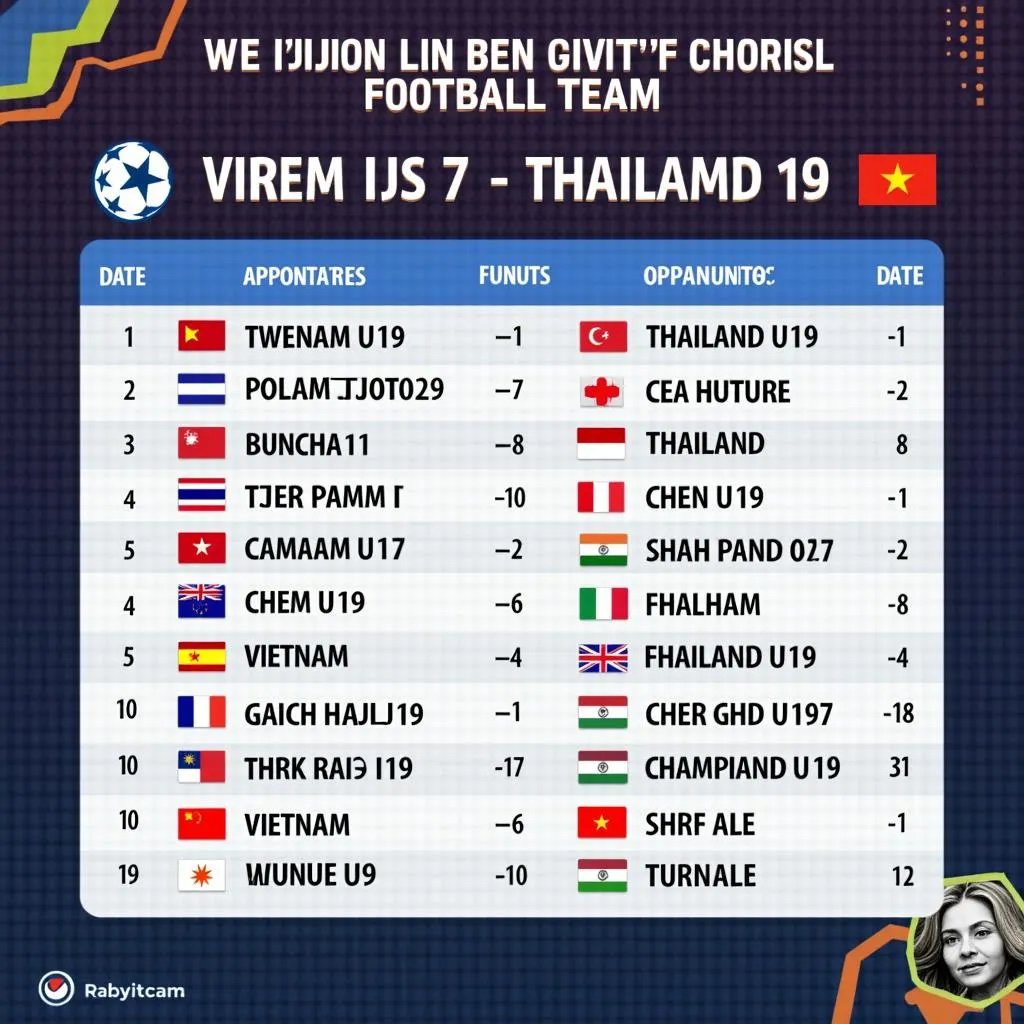 Kết quả bóng đá nữ U19 Việt Nam mới nhất