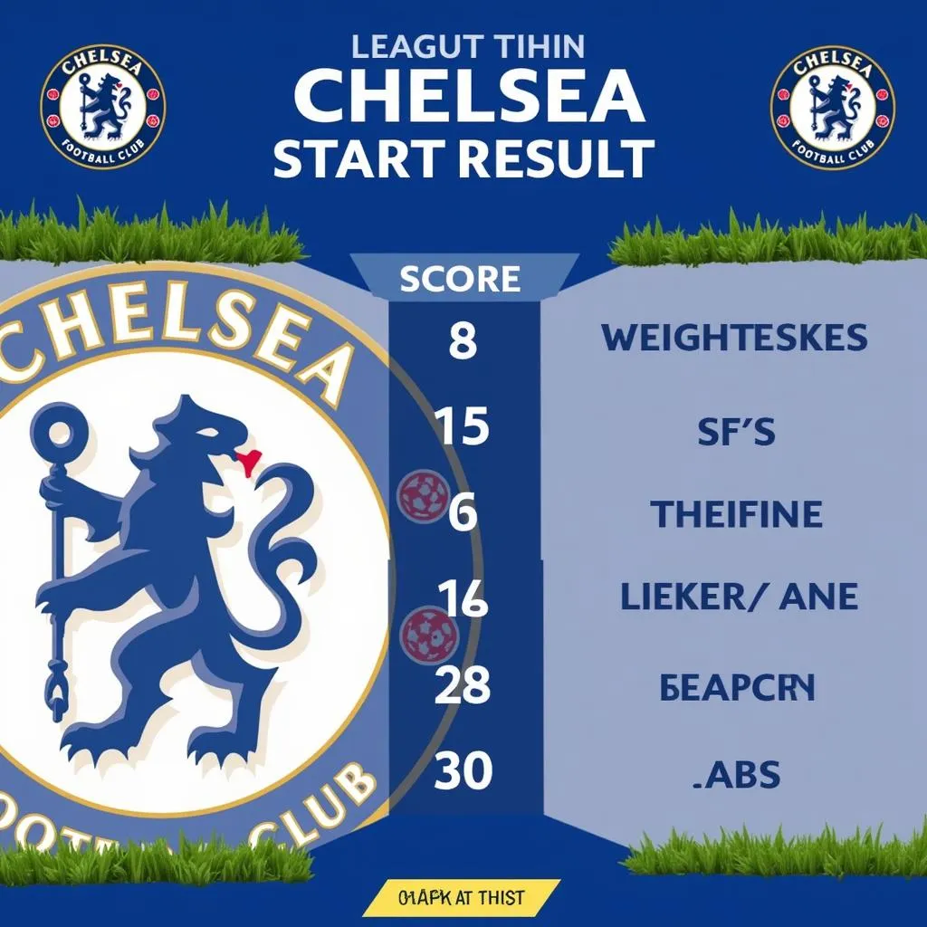 Kết quả gần nhất của Chelsea