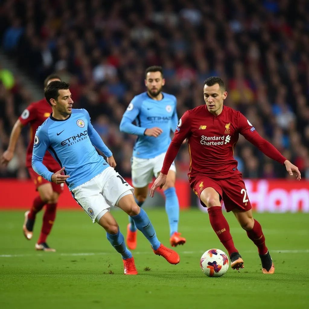 Liverpool tấn công Man City