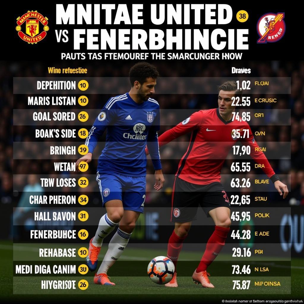 Manchester United vs Fenerbahce: Thống Kê Chi Tiết