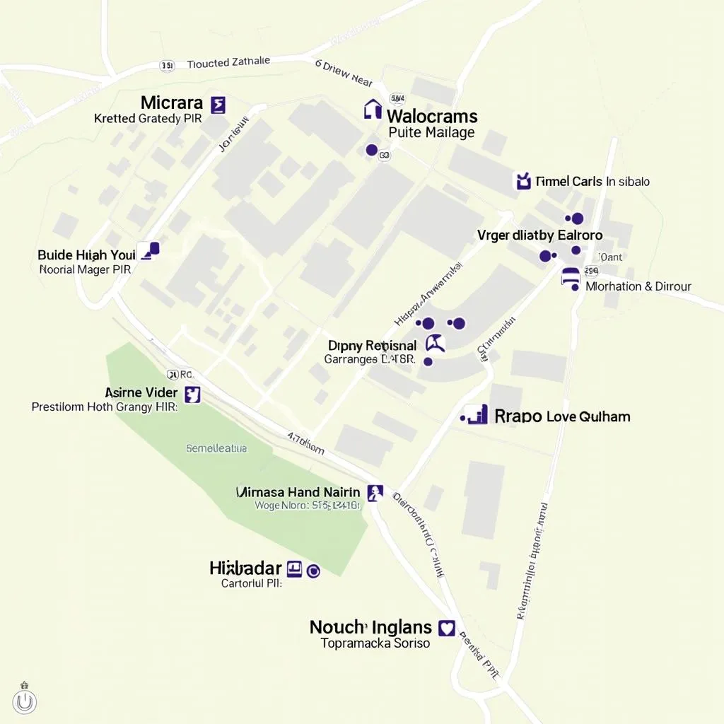 Manchester Attractions Map