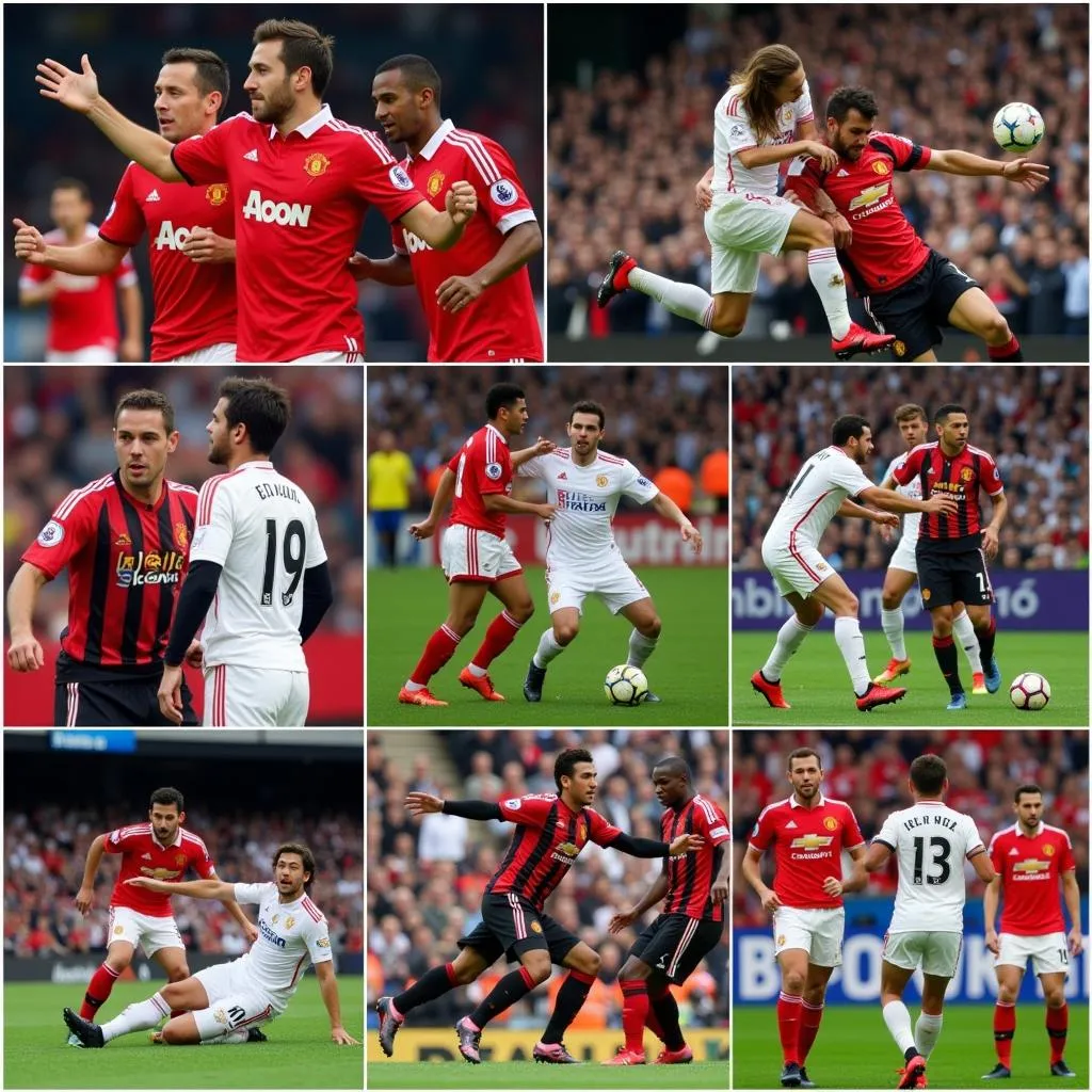 Khoảnh khắc ấn tượng trận derby Manchester - Benfica