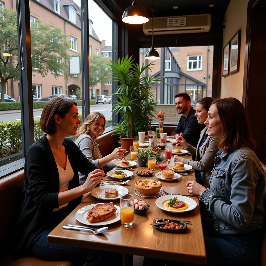 Brunch Atmosphere in Manchester