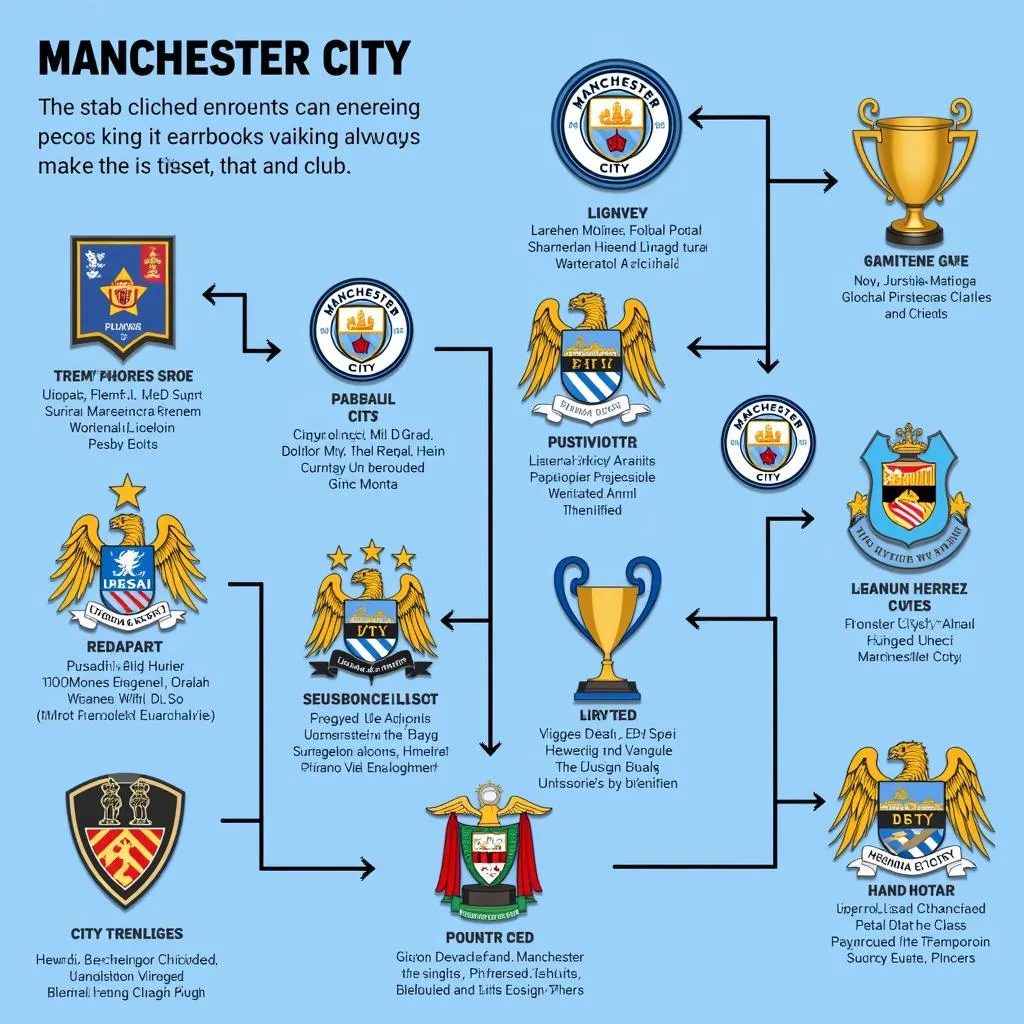 Hình ảnh lịch sử vinh quang của Manchester City