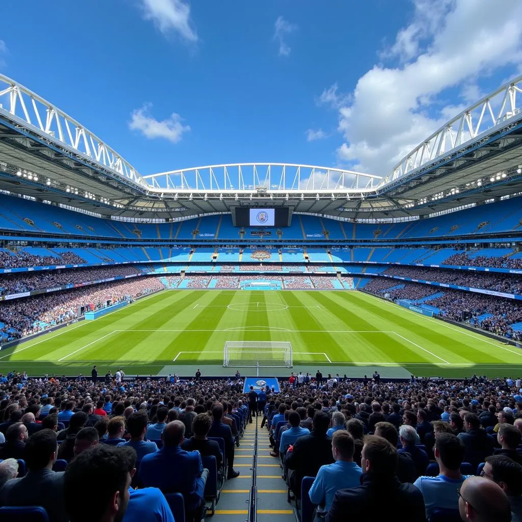 Etihad Stadium, home to Manchester City