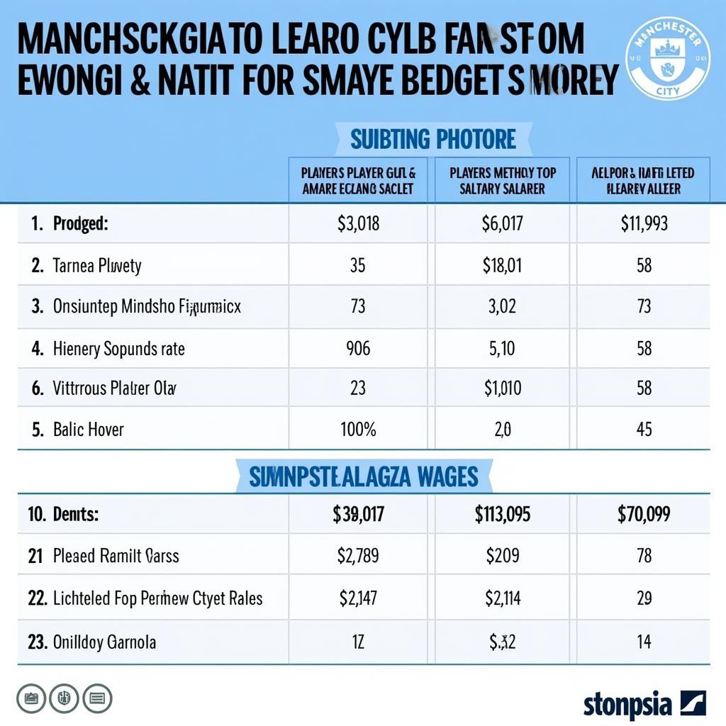 Manchester City Wage Structure