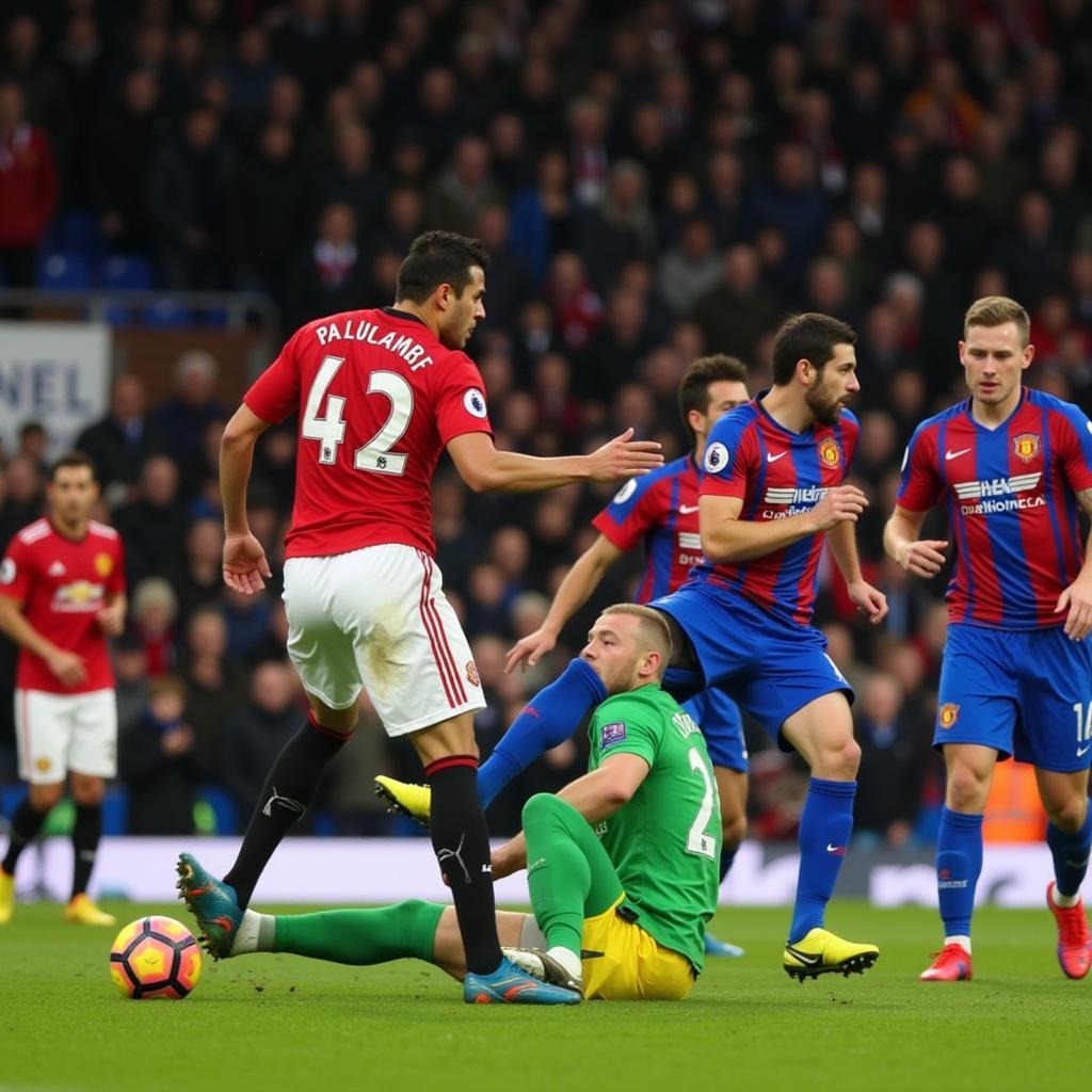 Manchester United và Crystal Palace: Pha bóng đẹp mắt