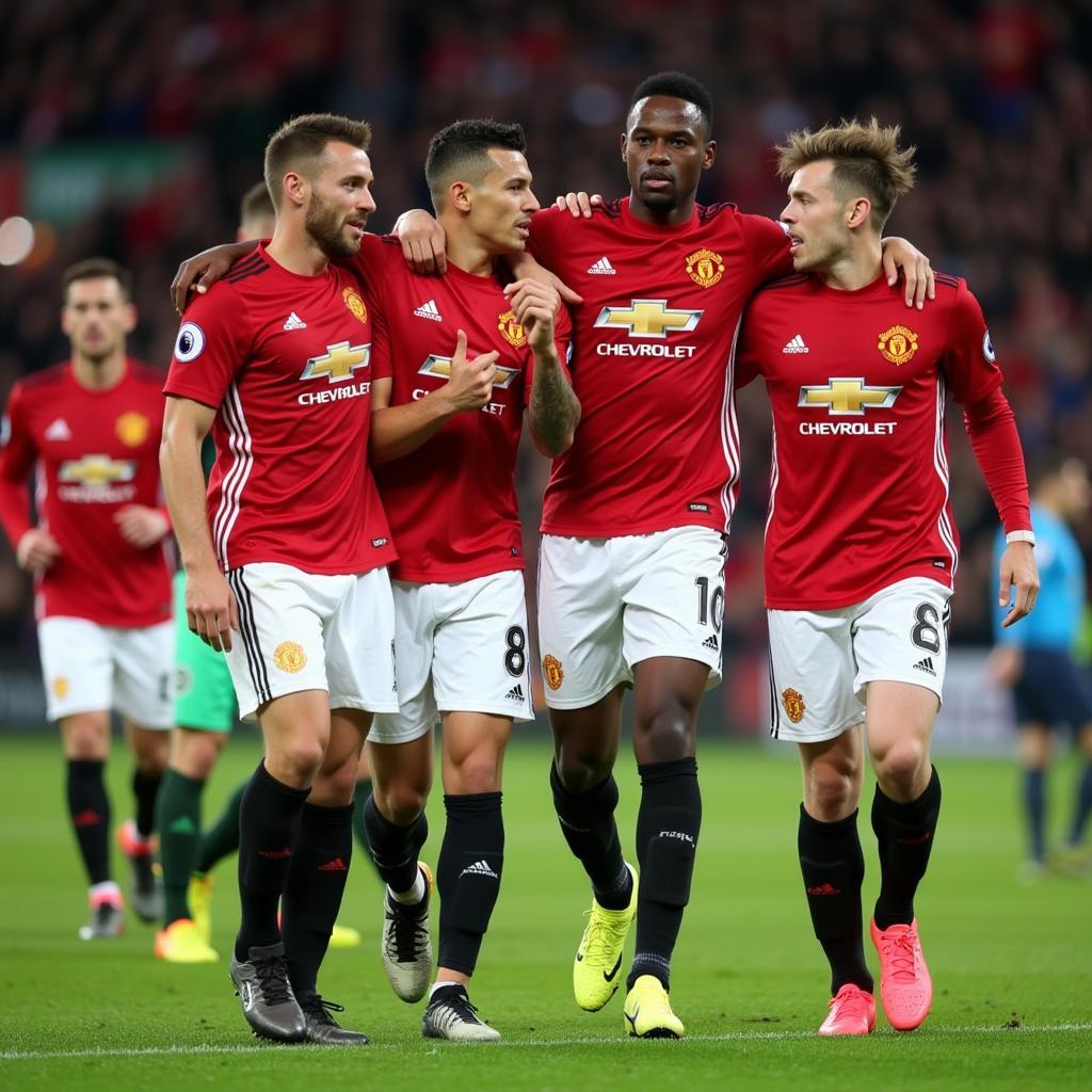 Manchester United trên sân cỏ