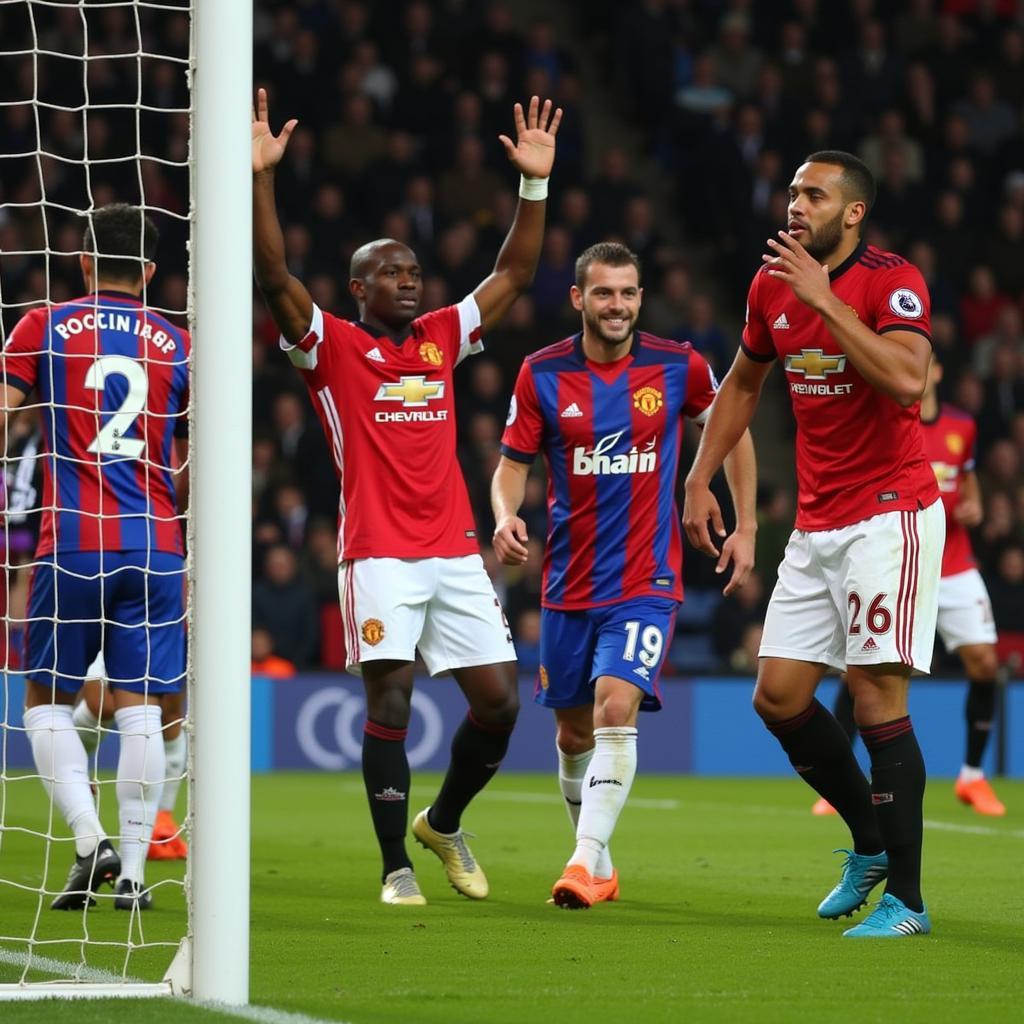 Manchester United vs Crystal Palace Ghi Bàn