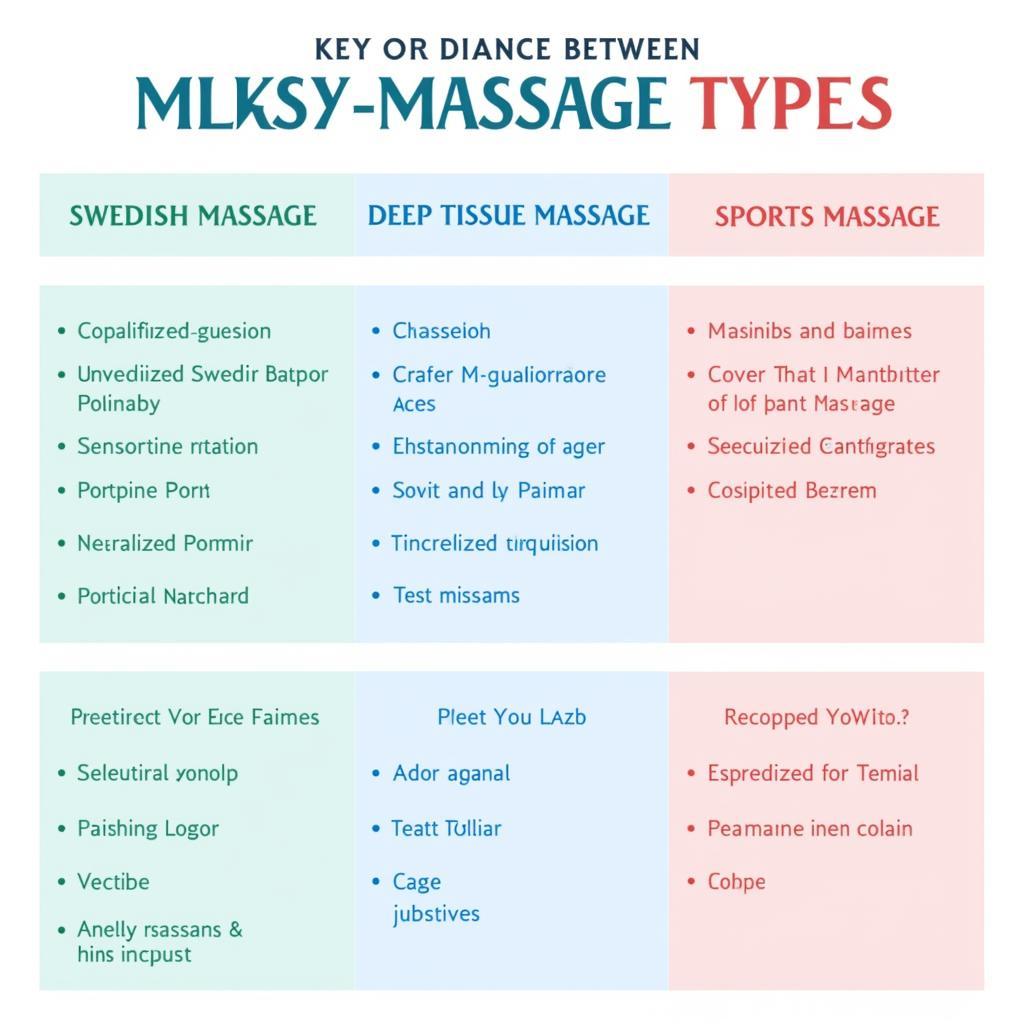 Massage Therapy Manchester: Comparison