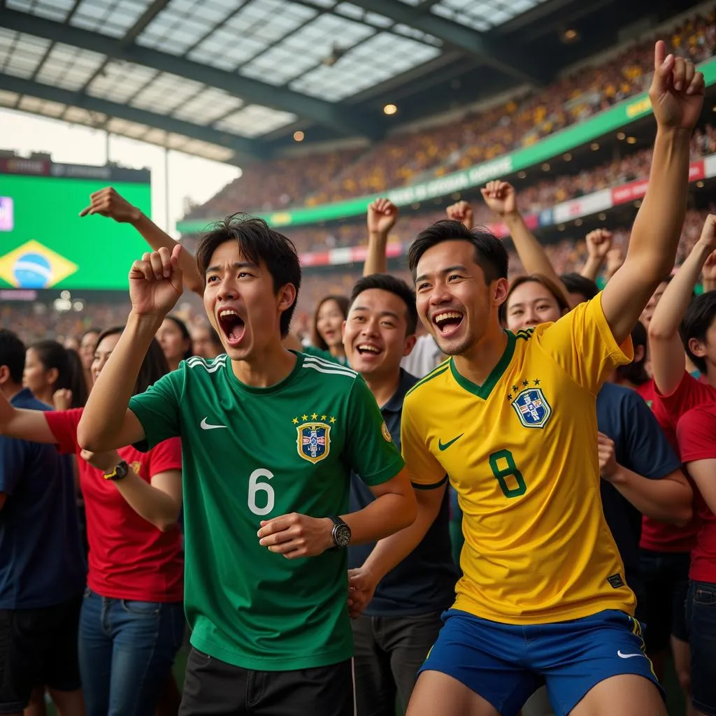 Nhật Bản vs Brazil: Khán giả