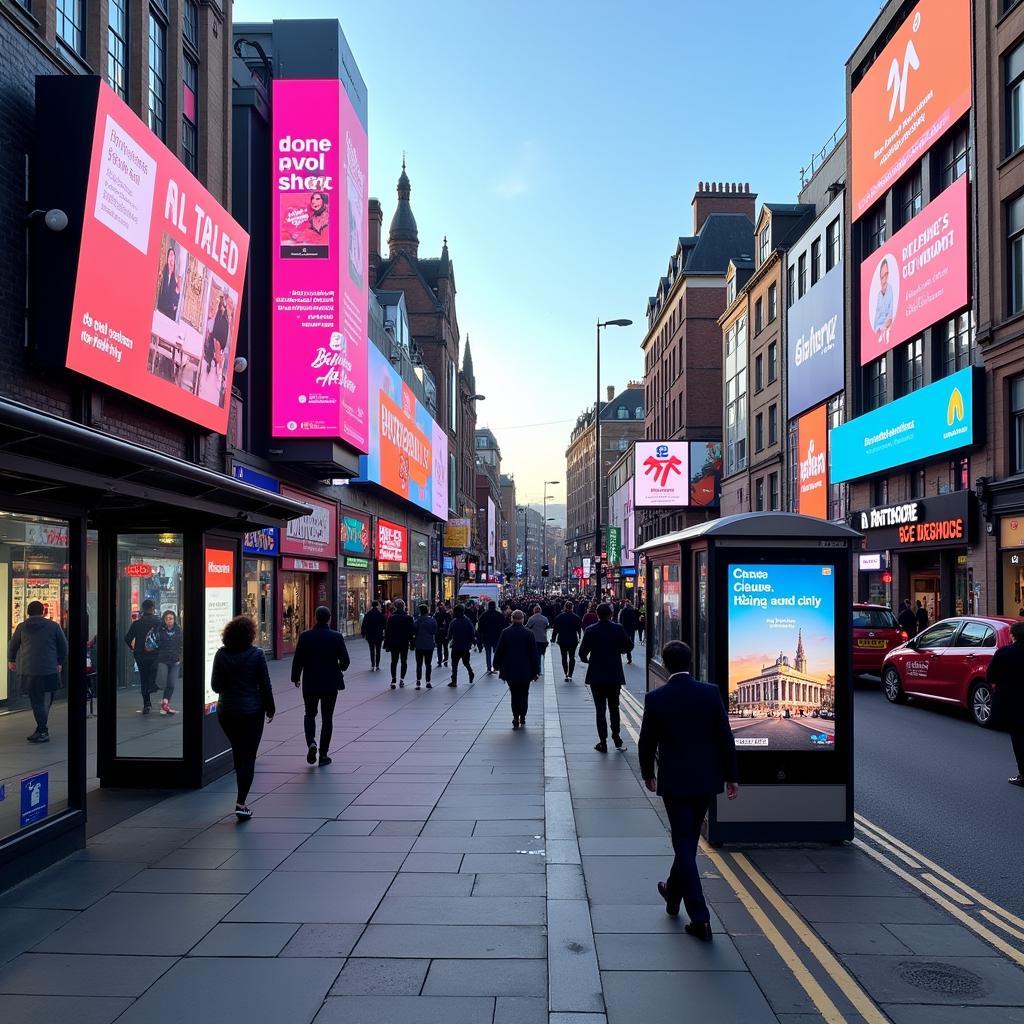 OOH Advertising in Manchester City Centre