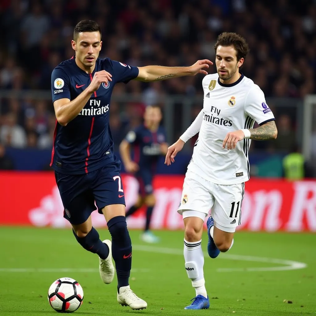 PSG và Real Madrid hòa nhau kịch tính